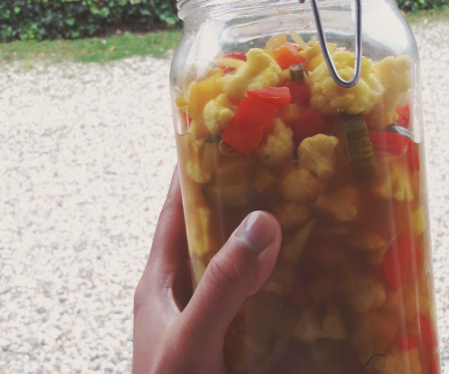 Recept Veganistische Atjar zoetzure groenten